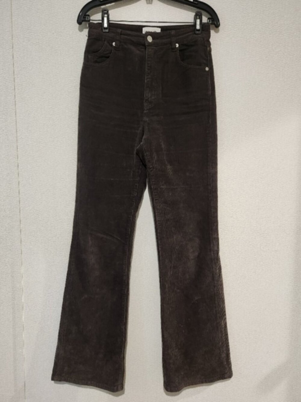 Rollas Duster High Rise Bootcut Brown Corduroy Pants Size 27